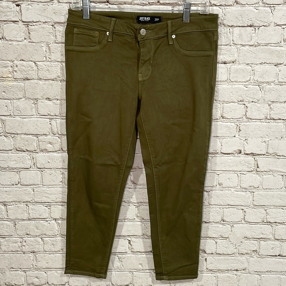 Just Black Olive Stretch Pant 29P